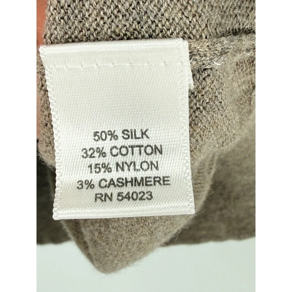 Banana Republic Argyle Sweater Mens sz L Silk cashmere Preppy quiet luxury‎
